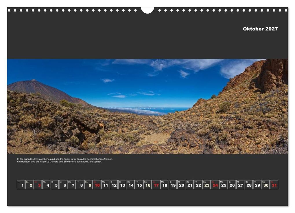 Weitere Ansicht: Teneriffa im Panorama (Wandkalender 2027 DIN A3 quer), CALVENDO Monatskalender | Paul Linden, Calvendo
