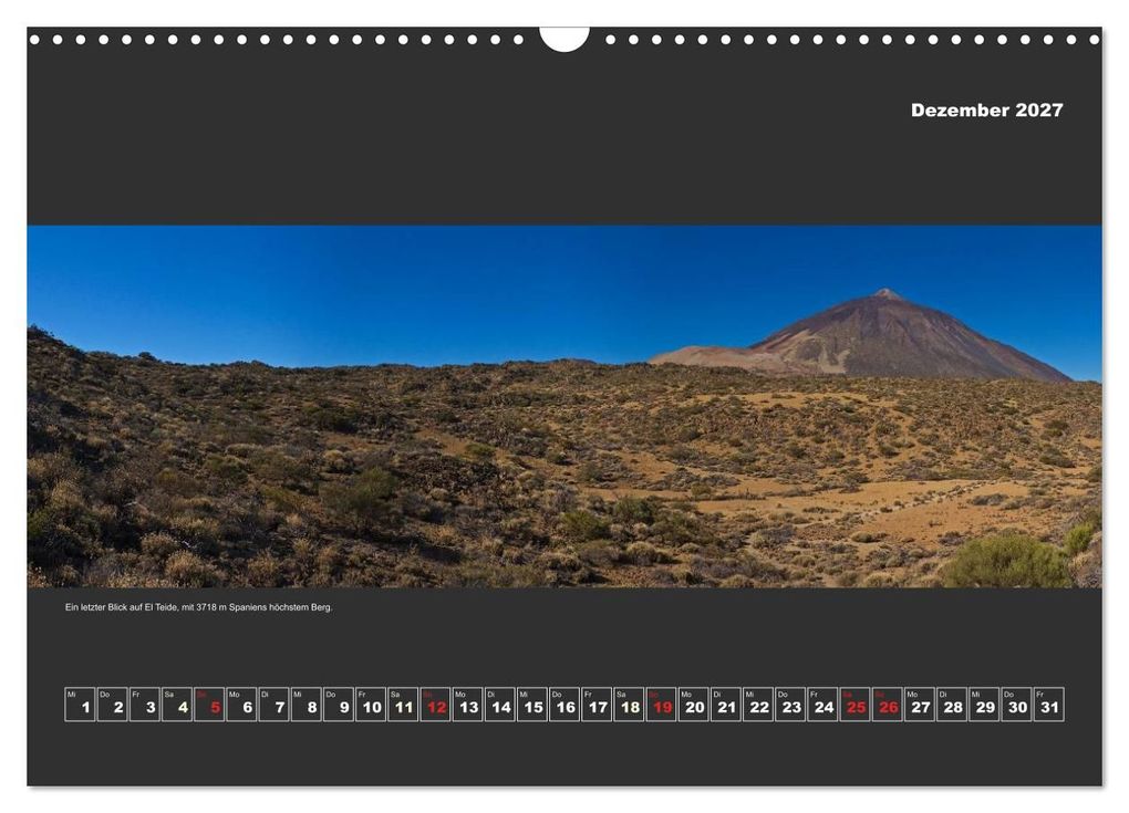 Weitere Ansicht: Teneriffa im Panorama (Wandkalender 2027 DIN A3 quer), CALVENDO Monatskalender | Paul Linden, Calvendo