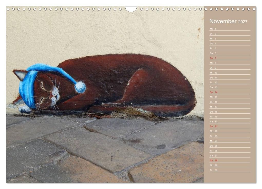 Weitere Ansicht: Flensburger Katzen (Wandkalender 2027 DIN A3 quer), CALVENDO Monatskalender | Martina Busch, Calvendo