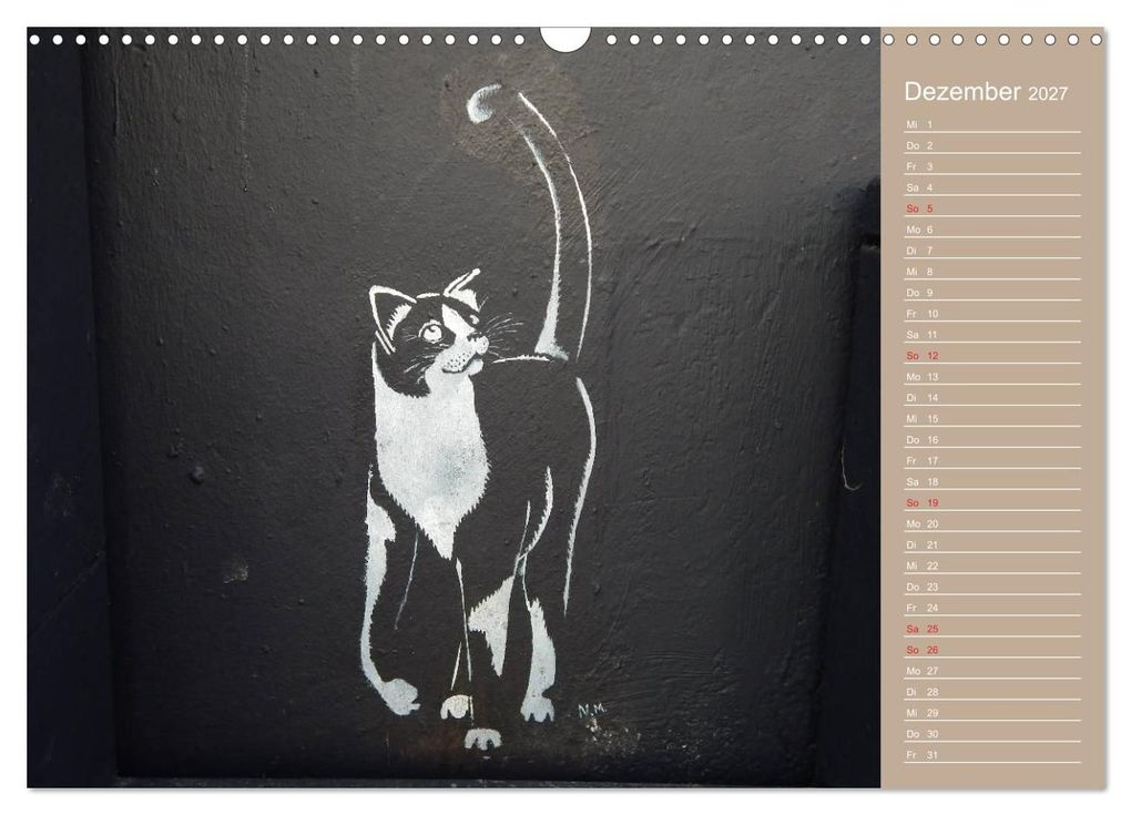 Weitere Ansicht: Flensburger Katzen (Wandkalender 2027 DIN A3 quer), CALVENDO Monatskalender | Martina Busch, Calvendo