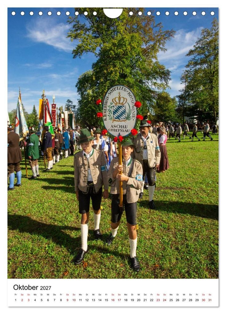 Weitere Ansicht: Bayerische Gebirgsschützen (Wandkalender 2027 DIN A4 hoch), CALVENDO Monatskalender | Franz Faltermaier, Calvendo