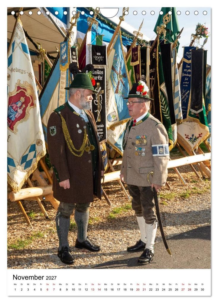 Weitere Ansicht: Bayerische Gebirgsschützen (Wandkalender 2027 DIN A4 hoch), CALVENDO Monatskalender | Franz Faltermaier, Calvendo