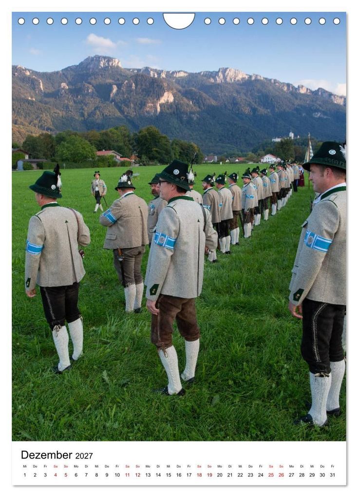Weitere Ansicht: Bayerische Gebirgsschützen (Wandkalender 2027 DIN A4 hoch), CALVENDO Monatskalender | Franz Faltermaier, Calvendo