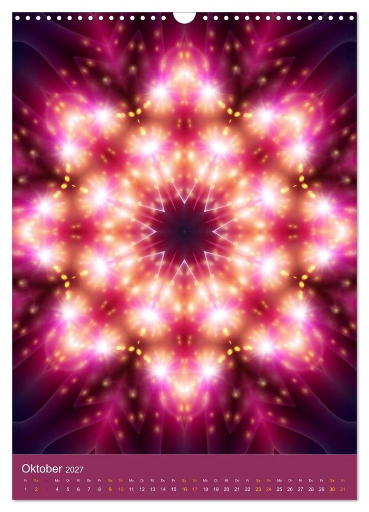 Weitere Ansicht: Lichtvolle Mandalas (Wandkalender 2027 DIN A3 hoch), CALVENDO Monatskalender | Gaby Shayana Hoffmann, Calvendo