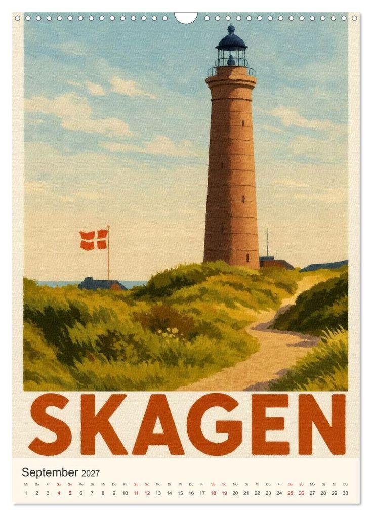 Weitere Ansicht: Hyggelige City-Poster Dänemark (Wandkalender 2027 DIN A3 hoch), CALVENDO Monatskalender | Sabine Wagner, Calvendo