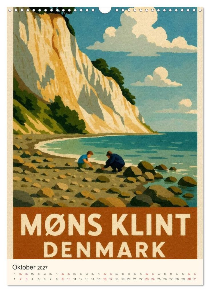 Weitere Ansicht: Hyggelige City-Poster Dänemark (Wandkalender 2027 DIN A3 hoch), CALVENDO Monatskalender | Sabine Wagner, Calvendo