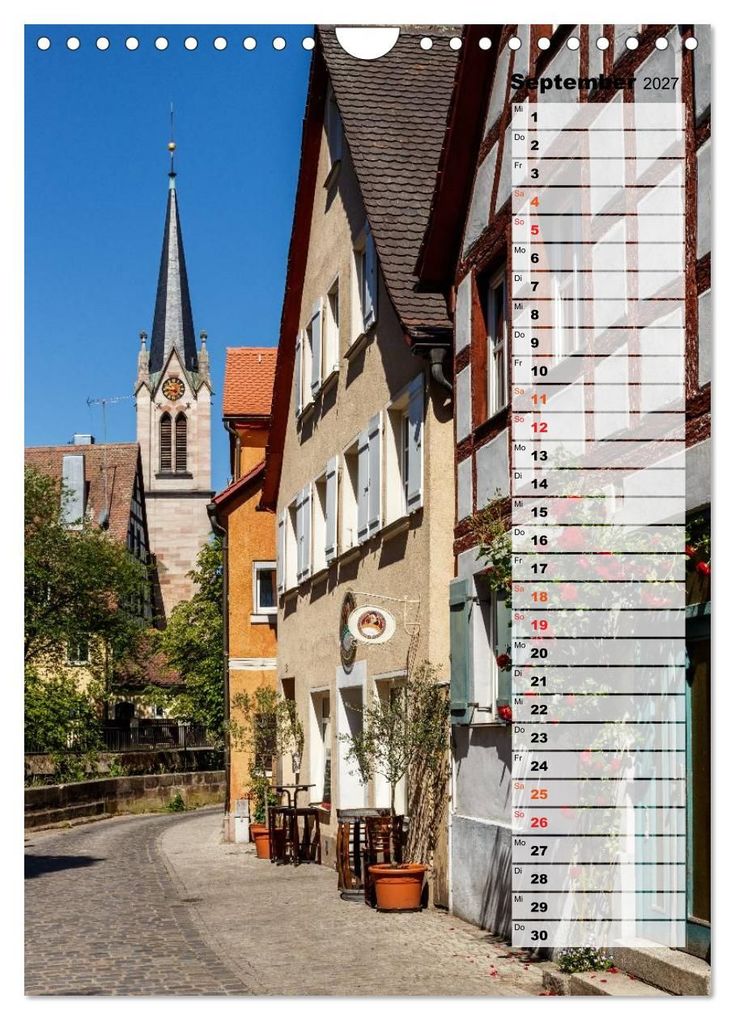Weitere Ansicht: Schwabach Geburtstagskalender (Wandkalender 2027 DIN A4 hoch), CALVENDO Monatskalender | Thomas Klinder, Calvendo