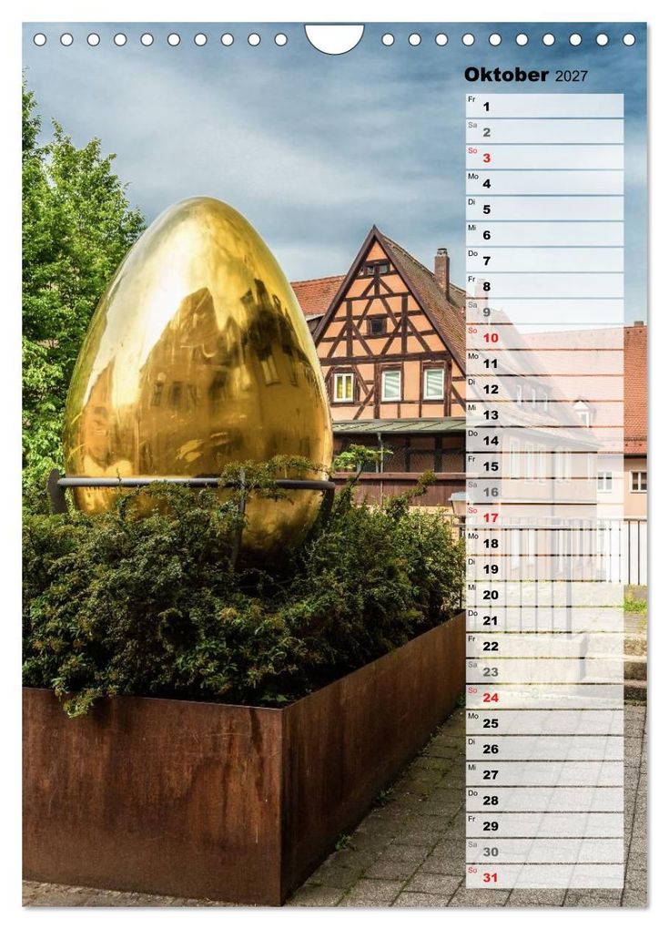 Weitere Ansicht: Schwabach Geburtstagskalender (Wandkalender 2027 DIN A4 hoch), CALVENDO Monatskalender | Thomas Klinder, Calvendo