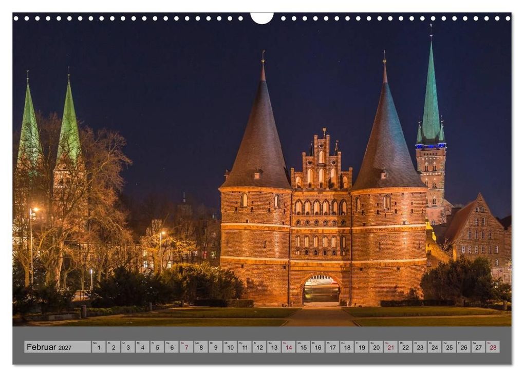 Weitere Ansicht: Ansichten der Lübecker Altstadtinsel (Wandkalender 2027 DIN A3 quer), CALVENDO Monatskalender | Sidney Smith, Calvendo