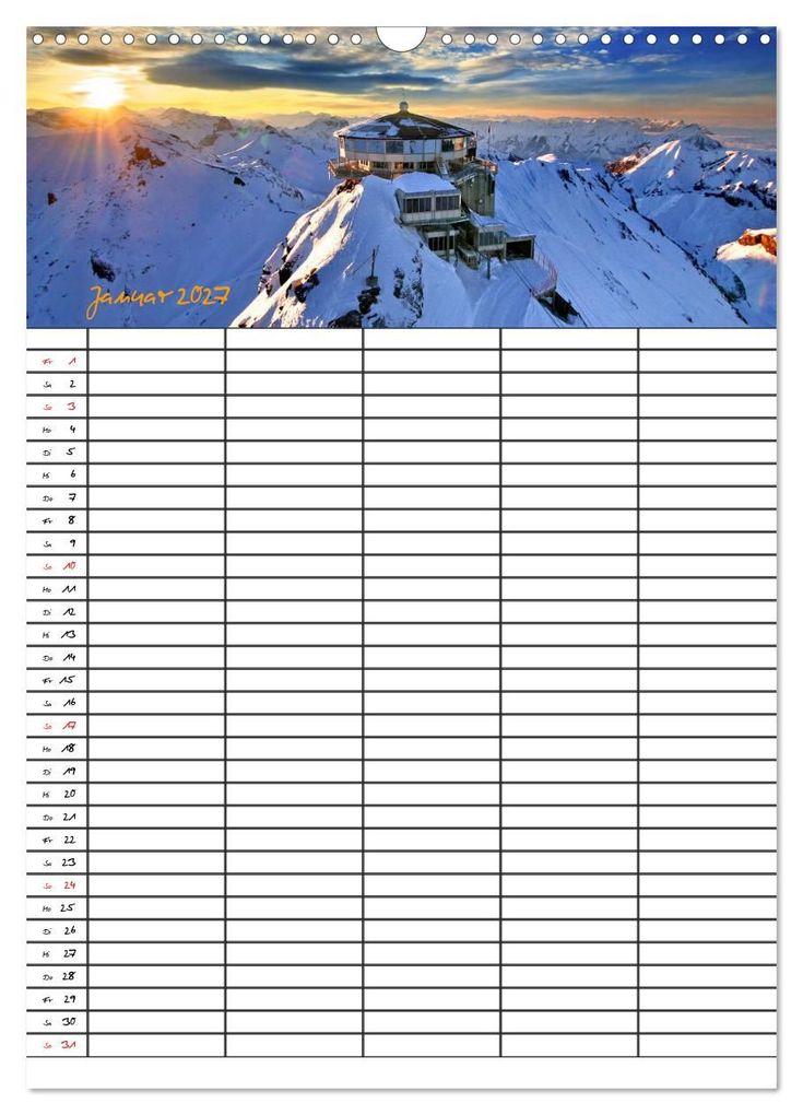 Weitere Ansicht: Dein Berge Kalender (Wandkalender 2027 DIN A3 hoch), CALVENDO Monatskalender | Stefan Widerstein - SteWi.info, Calvendo