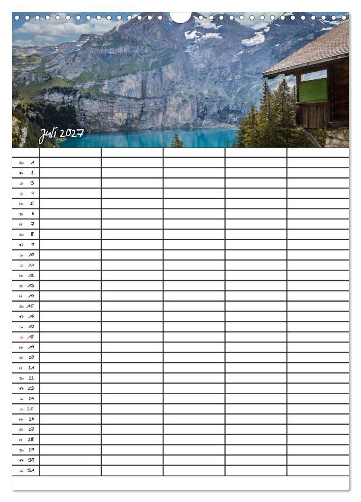 Weitere Ansicht: Dein Berge Kalender (Wandkalender 2027 DIN A3 hoch), CALVENDO Monatskalender | Stefan Widerstein - SteWi.info, Calvendo