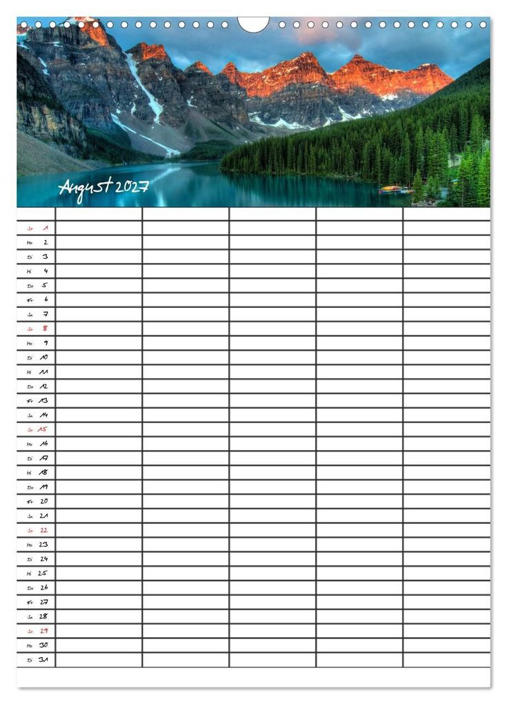 Weitere Ansicht: Dein Berge Kalender (Wandkalender 2027 DIN A3 hoch), CALVENDO Monatskalender | Stefan Widerstein - SteWi.info, Calvendo