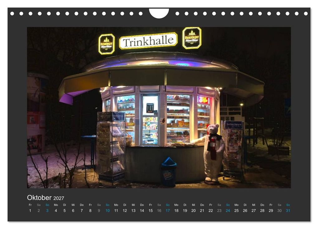 Weitere Ansicht: FRANKFURT - Nachtlichter 2027 (Wandkalender 2027 DIN A4 quer), CALVENDO Monatskalender | Georg Stelzner, Calvendo