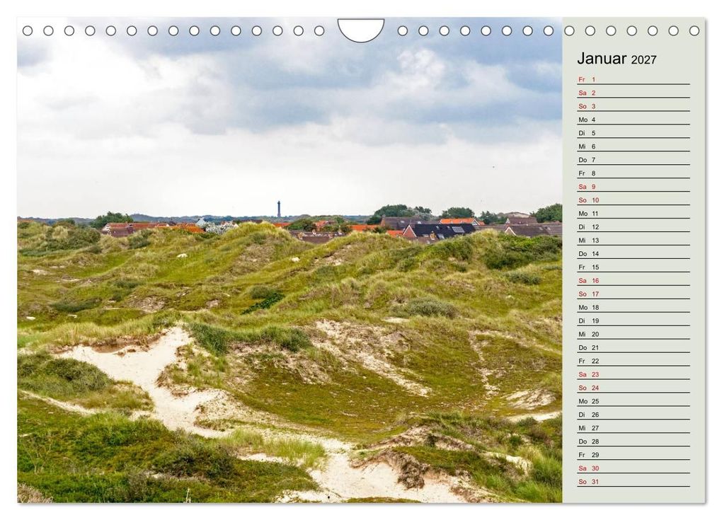 Weitere Ansicht: NORDERNEY Geburtstagskalender mit Planerfunktion (Wandkalender 2027 DIN A4 quer), CALVENDO Monatskalender | Andrea Dreegmeyer, Calvendo