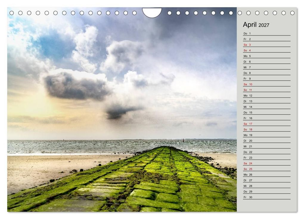 Weitere Ansicht: NORDERNEY Geburtstagskalender mit Planerfunktion (Wandkalender 2027 DIN A4 quer), CALVENDO Monatskalender | Andrea Dreegmeyer, Calvendo