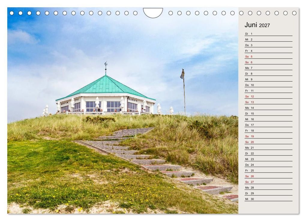 Weitere Ansicht: NORDERNEY Geburtstagskalender mit Planerfunktion (Wandkalender 2027 DIN A4 quer), CALVENDO Monatskalender | Andrea Dreegmeyer, Calvendo