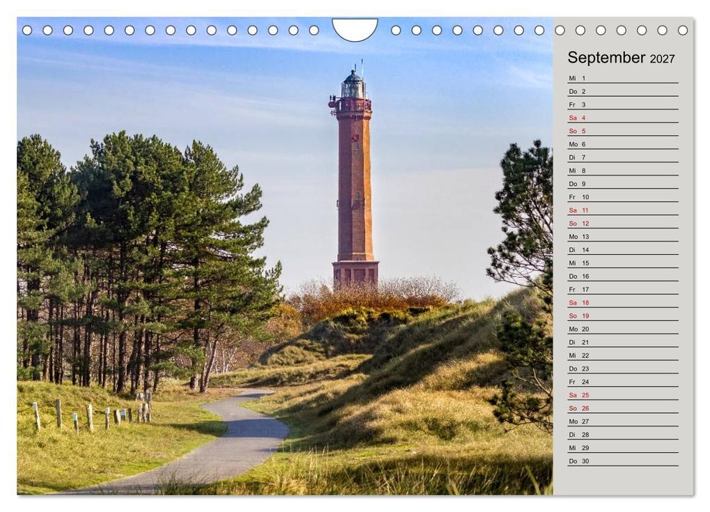 Weitere Ansicht: NORDERNEY Geburtstagskalender mit Planerfunktion (Wandkalender 2027 DIN A4 quer), CALVENDO Monatskalender | Andrea Dreegmeyer, Calvendo