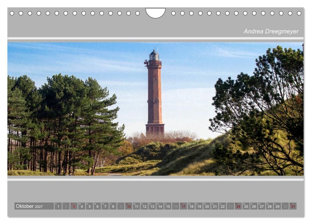 Weitere Ansicht: Norderney-Panorama (Wandkalender 2027 DIN A4 quer), CALVENDO Monatskalender | Andrea Dreegmeyer, Calvendo