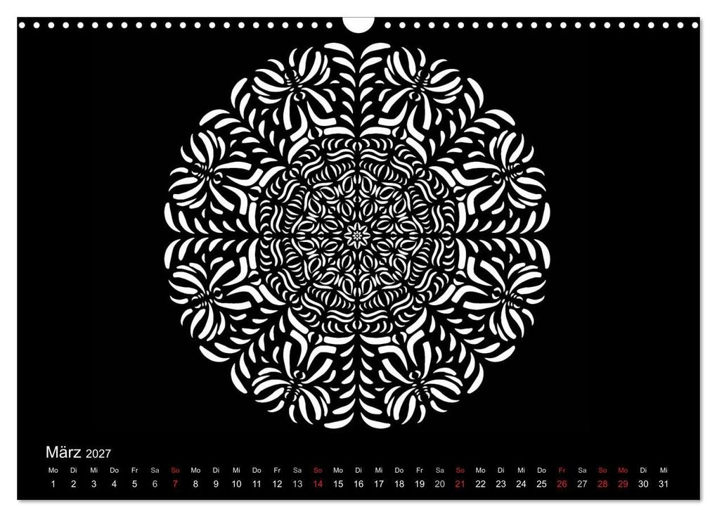 Weitere Ansicht: Entspannung und Ruhe durch Mandalas (Wandkalender 2027 DIN A3 quer), CALVENDO Monatskalender | Heike Langenkamp, Calvendo