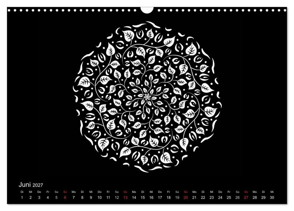 Weitere Ansicht: Entspannung und Ruhe durch Mandalas (Wandkalender 2027 DIN A3 quer), CALVENDO Monatskalender | Heike Langenkamp, Calvendo