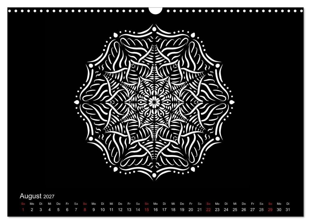 Weitere Ansicht: Entspannung und Ruhe durch Mandalas (Wandkalender 2027 DIN A3 quer), CALVENDO Monatskalender | Heike Langenkamp, Calvendo