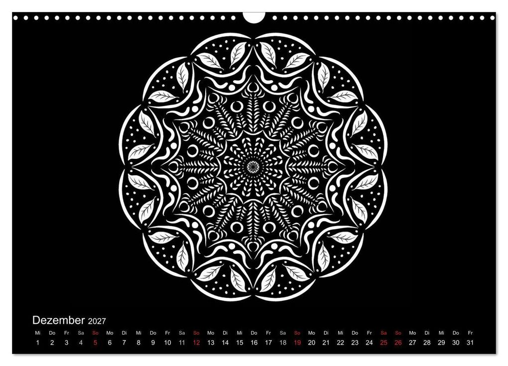 Weitere Ansicht: Entspannung und Ruhe durch Mandalas (Wandkalender 2027 DIN A3 quer), CALVENDO Monatskalender | Heike Langenkamp, Calvendo
