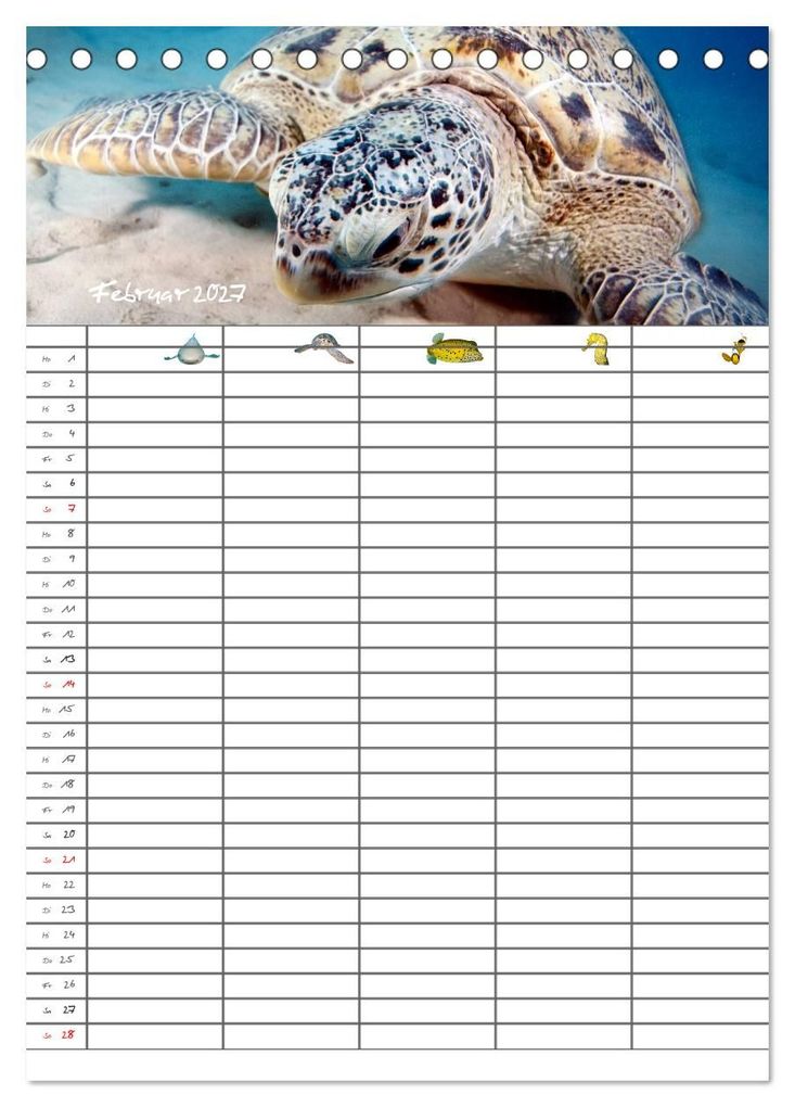 Weitere Ansicht: Der Unterwasser Familienplaner 2027 (Tischkalender 2027 DIN A5 hoch), CALVENDO Monatskalender | Sven Gruse, Calvendo
