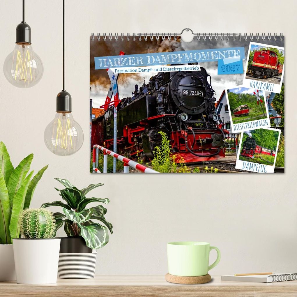 Weitere Ansicht: Harzer Dampfmomente (Wandkalender 2027 DIN A4 quer), CALVENDO Monatskalender | Holger Felix, Calvendo