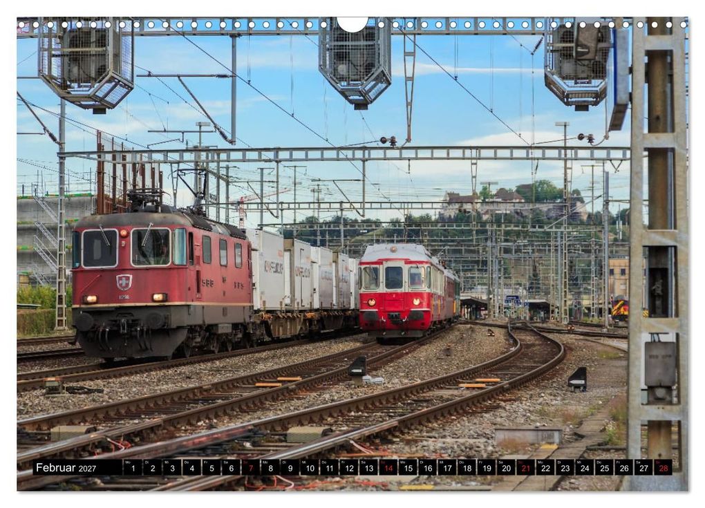 Weitere Ansicht: Eisenbahn-Nostalgie - Oldtimer auf Schweizer Schienen (Wandkalender 2027 DIN A3 quer), CALVENDO Monatskalender | Stefan Schulthess, Calvendo