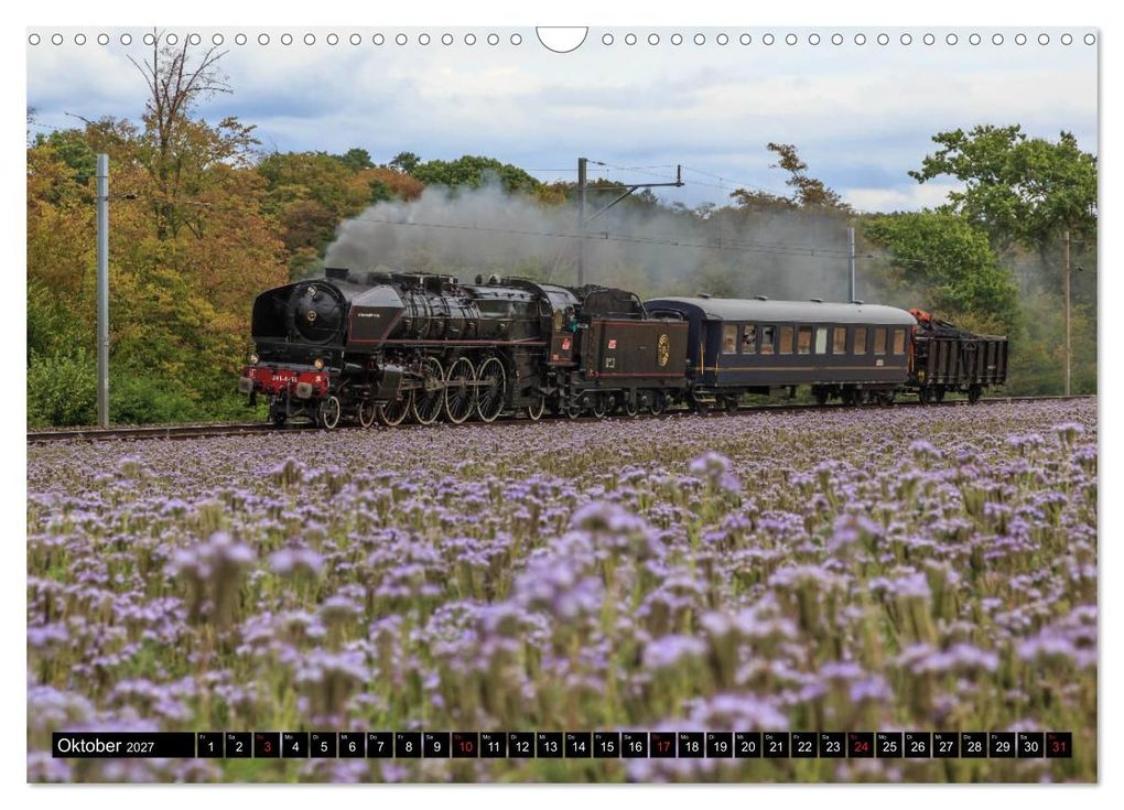 Weitere Ansicht: Eisenbahn-Nostalgie - Oldtimer auf Schweizer Schienen (Wandkalender 2027 DIN A3 quer), CALVENDO Monatskalender | Stefan Schulthess, Calvendo