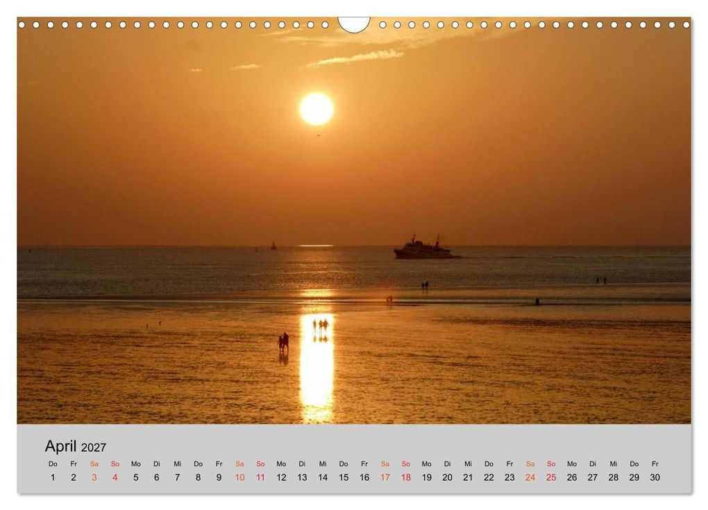 Weitere Ansicht: Schleswig-Holstein, Urlaubsland zwischen Nord- und Ostsee (Wandkalender 2027 DIN A3 quer), CALVENDO Monatskalender | Lothar Reupert, Calvendo