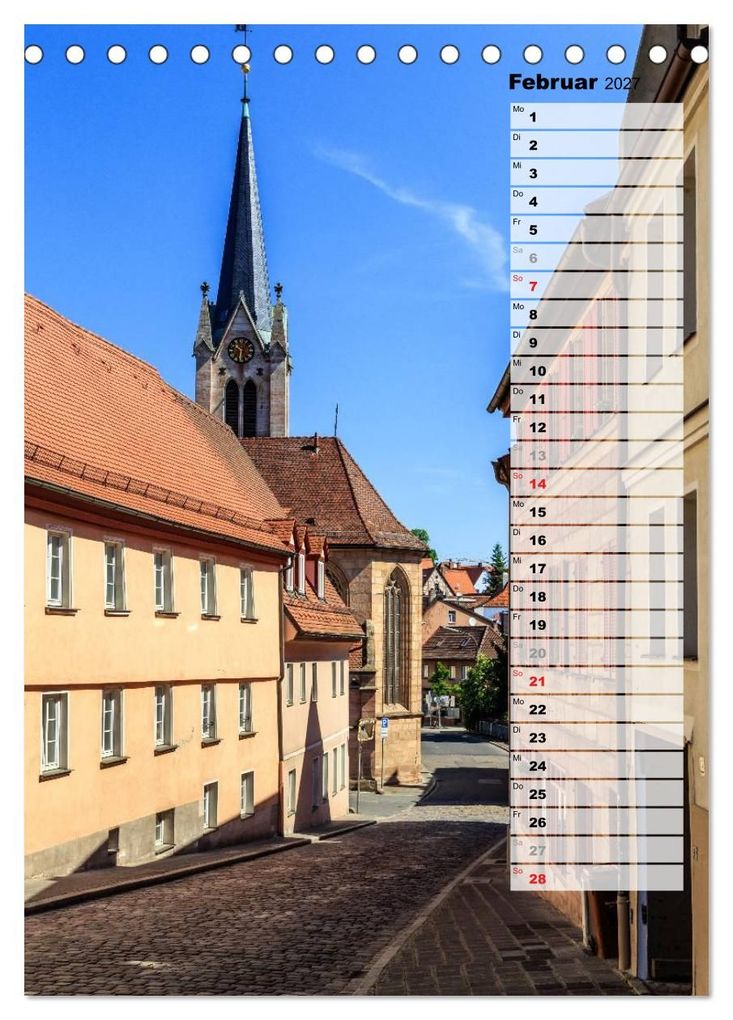 Weitere Ansicht: Schwabach Geburtstagskalender (Tischkalender 2027 DIN A5 hoch), CALVENDO Monatskalender | Thomas Klinder, Calvendo