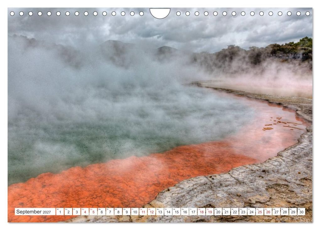 Weitere Ansicht: Neuseeland Nordinsel - Das Land der Hobbits und Vulkane (Wandkalender 2027 DIN A4 quer), CALVENDO Monatskalender | Joana Kruse, Calvendo
