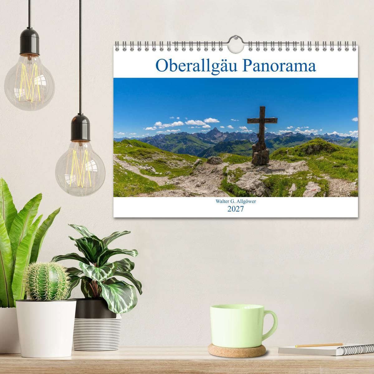 Weitere Ansicht: Oberallgäu Panorama (Wandkalender 2027 DIN A4 quer), CALVENDO Monatskalender | Walter G. Allgöwer, Calvendo