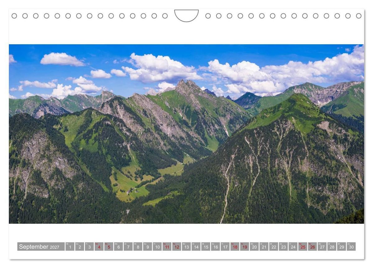 Weitere Ansicht: Oberallgäu Panorama (Wandkalender 2027 DIN A4 quer), CALVENDO Monatskalender | Walter G. Allgöwer, Calvendo