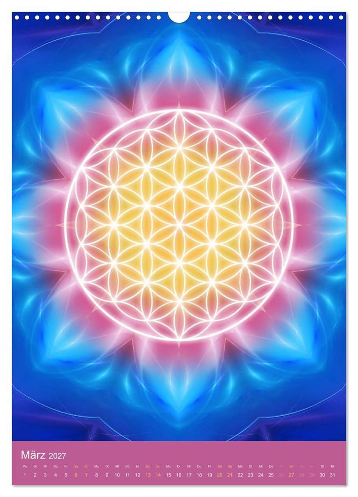 Weitere Ansicht: Blume des Lebens - Harmonie durch Symbolkraft (Wandkalender 2027 DIN A3 hoch), CALVENDO Monatskalender | Gaby Shayana Hoffmann, Calvendo