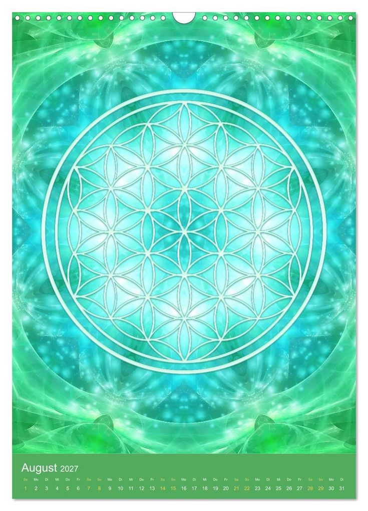 Weitere Ansicht: Blume des Lebens - Harmonie durch Symbolkraft (Wandkalender 2027 DIN A3 hoch), CALVENDO Monatskalender | Gaby Shayana Hoffmann, Calvendo