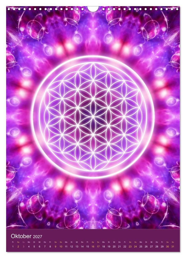 Weitere Ansicht: Blume des Lebens - Harmonie durch Symbolkraft (Wandkalender 2027 DIN A3 hoch), CALVENDO Monatskalender | Gaby Shayana Hoffmann, Calvendo