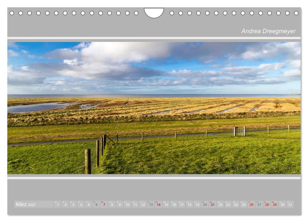 Weitere Ansicht: Krummhörn im Panorama-Format (Wandkalender 2027 DIN A4 quer), CALVENDO Monatskalender | Andrea Dreegmeyer, Calvendo