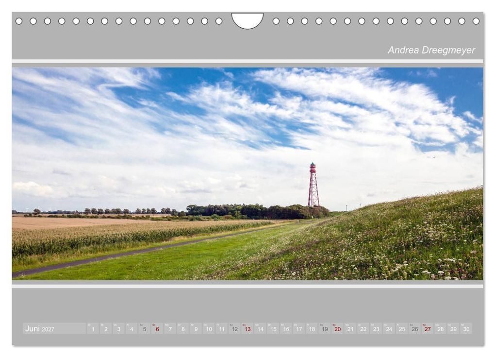 Weitere Ansicht: Krummhörn im Panorama-Format (Wandkalender 2027 DIN A4 quer), CALVENDO Monatskalender | Andrea Dreegmeyer, Calvendo