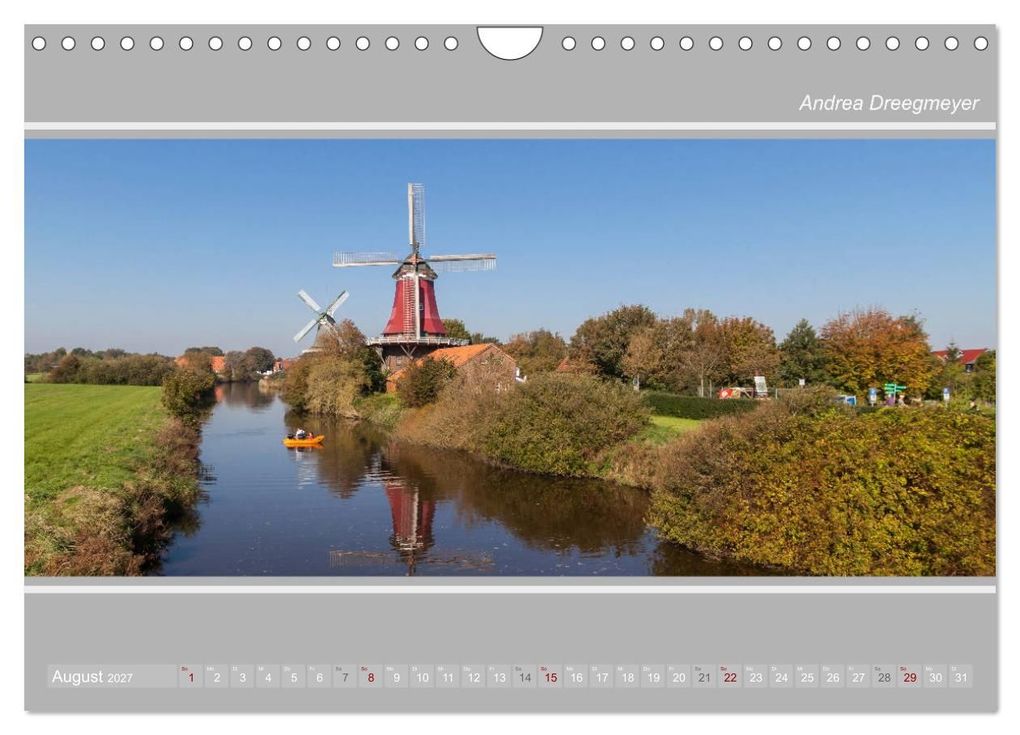 Weitere Ansicht: Krummhörn im Panorama-Format (Wandkalender 2027 DIN A4 quer), CALVENDO Monatskalender | Andrea Dreegmeyer, Calvendo