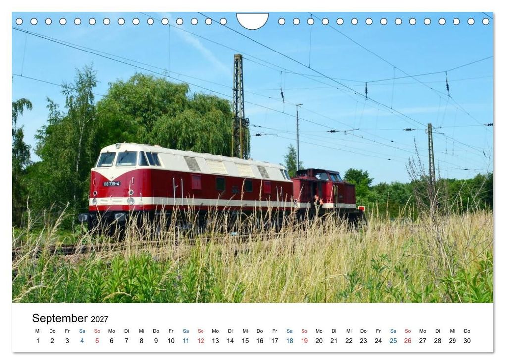 Weitere Ansicht: U-Boot trifft Babelsbergerin. Die Baureihen 118 und 119 der Deutschen Reichsbahn (Wandkalender 2027 DIN A4 quer), CALVENDO Monatskalender | Wolfgang Gerstner, Calvendo