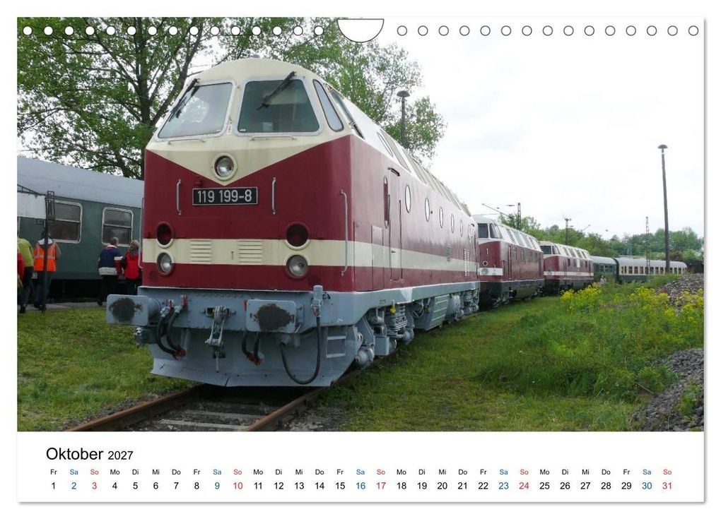 Weitere Ansicht: U-Boot trifft Babelsbergerin. Die Baureihen 118 und 119 der Deutschen Reichsbahn (Wandkalender 2027 DIN A4 quer), CALVENDO Monatskalender | Wolfgang Gerstner, Calvendo
