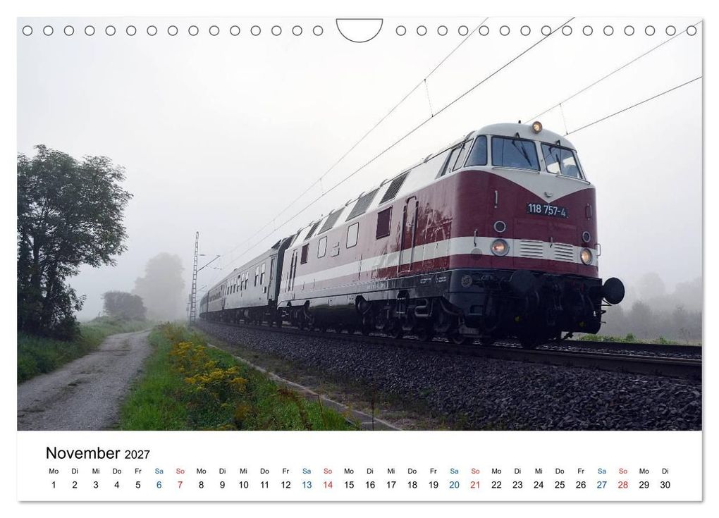 Weitere Ansicht: U-Boot trifft Babelsbergerin. Die Baureihen 118 und 119 der Deutschen Reichsbahn (Wandkalender 2027 DIN A4 quer), CALVENDO Monatskalender | Wolfgang Gerstner, Calvendo