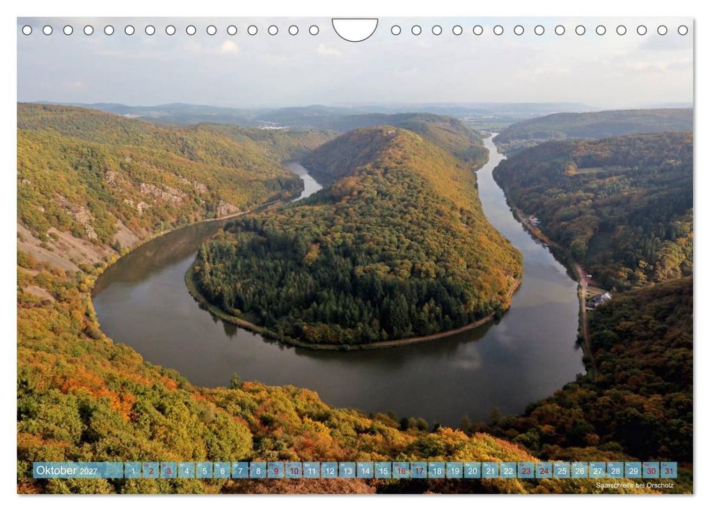 Weitere Ansicht: SAARLAND - AUSSICHTSREICH (Wandkalender 2027 DIN A4 quer), CALVENDO Monatskalender | Udo Haafke, Calvendo
