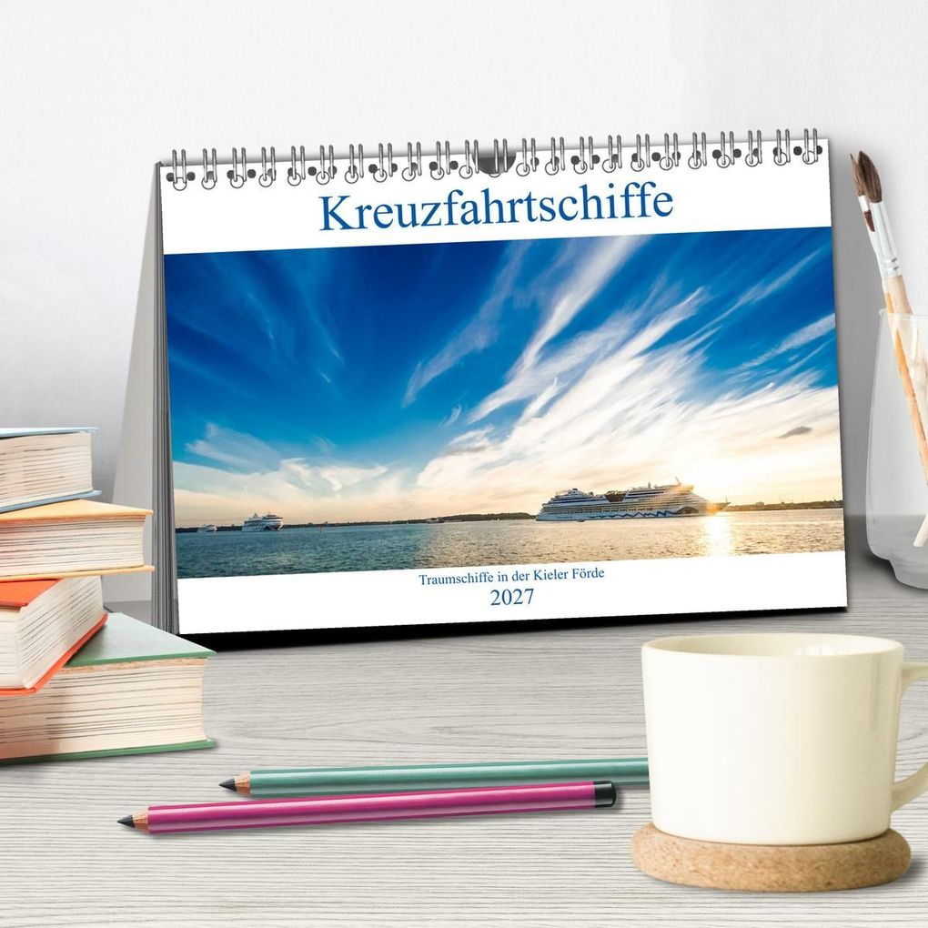 Weitere Ansicht: Kreuzfahrtschiffe 2027 (Tischkalender 2027 DIN A5 quer), CALVENDO Monatskalender | Micha Tuschy, Calvendo