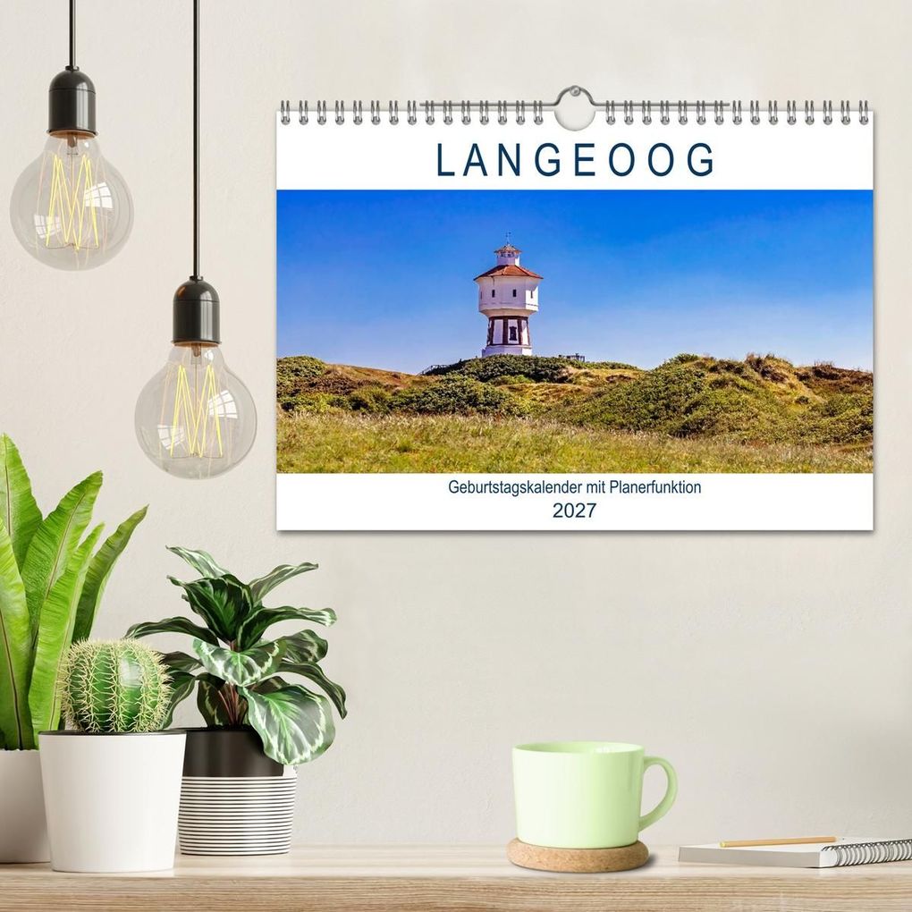 Weitere Ansicht: Langeoog Geburtstagskalender (Wandkalender 2027 DIN A4 quer), CALVENDO Monatskalender | Andrea Dreegmeyer, Calvendo