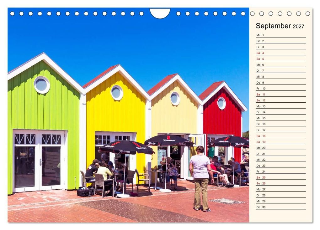 Weitere Ansicht: Langeoog Geburtstagskalender (Wandkalender 2027 DIN A4 quer), CALVENDO Monatskalender | Andrea Dreegmeyer, Calvendo