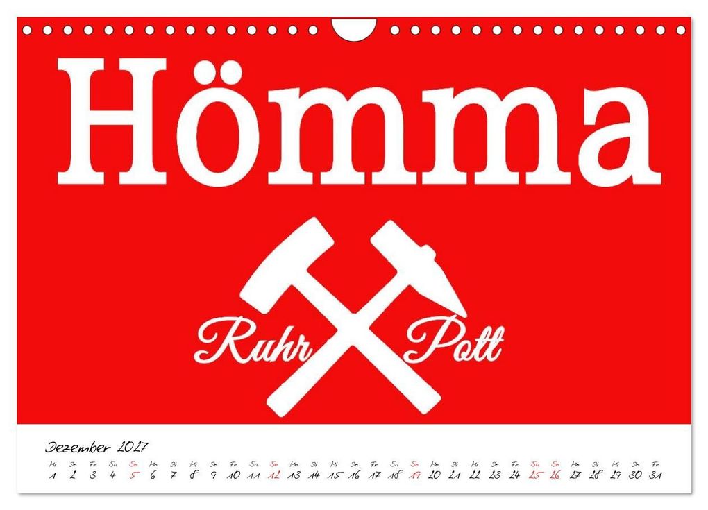 Weitere Ansicht: Ruhrpott Vokabeln (Wandkalender 2027 DIN A4 quer), CALVENDO Monatskalender | Christine Daus, Calvendo