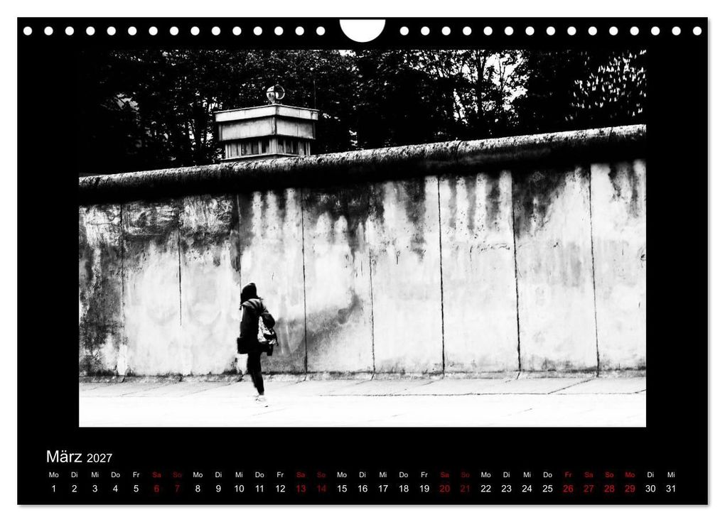 Weitere Ansicht: Strassenfotografie Berlin. schwarz/weiß - abstrakt - minimalistisch (Wandkalender 2027 DIN A4 quer), CALVENDO Monatskalender | Frank Andree, Calvendo